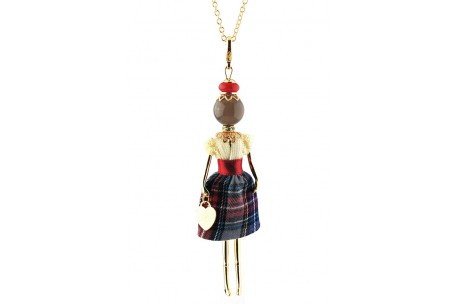 <p><span lang="en-us" xml:lang="en-us">Necklace pendant Gisel doll<span class="apple-converted-space"> </span><strong><span>made in Italy</span></strong><span class="apple-converted-space"> </span>handmade, the original!</span></p>
<p></p>
<p><span lang="en-us" xml:lang="en-us">Enriched with clothes, minutely manufactured and handcrafted, by experienced tailors.</span></p>
<p></p>
<p><span lang="en-us" xml:lang="en-us">Finished up with extreme attention to detail, every doll is a unique piece with a necklace, a heart shaped bag and a different fashion look according to its finish.</span></p>
<p></p>